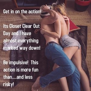 CLOSET CLEAR OUT SALE!